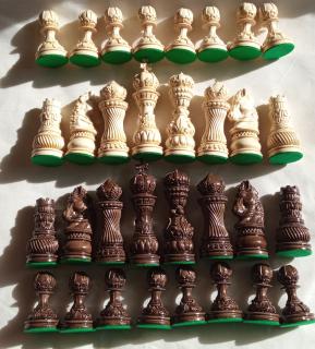 Шахові фігури дерев'яні Королівські - фото