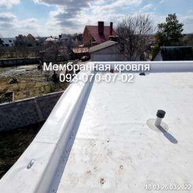 Монтаж и ремонт мембранных крыш - фото