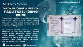 Buy Taxonab Injection Paclitaxel 100mg at Wholesale Price - фото