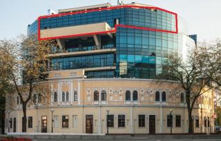 Аренда Офис 330 м2. Терраса с видом моря. Галерея АФИНА, Центр Одессы - фото