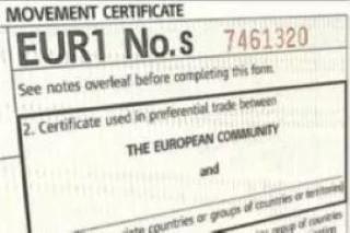 Сертифікат про походження товару: форми EUR1, EUR-1, У-1, форми А та СТ-1 - фото