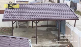 Виготовлення навісів, воріт, парканів, балконних огорож, альтанок - фото