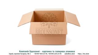 Практична картонна коробка для переїзду 500x170x300 мм 7 кг - фото
