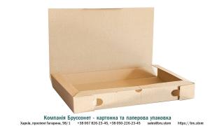 Картонна крафтова коробка 450×350×50 мм - фото