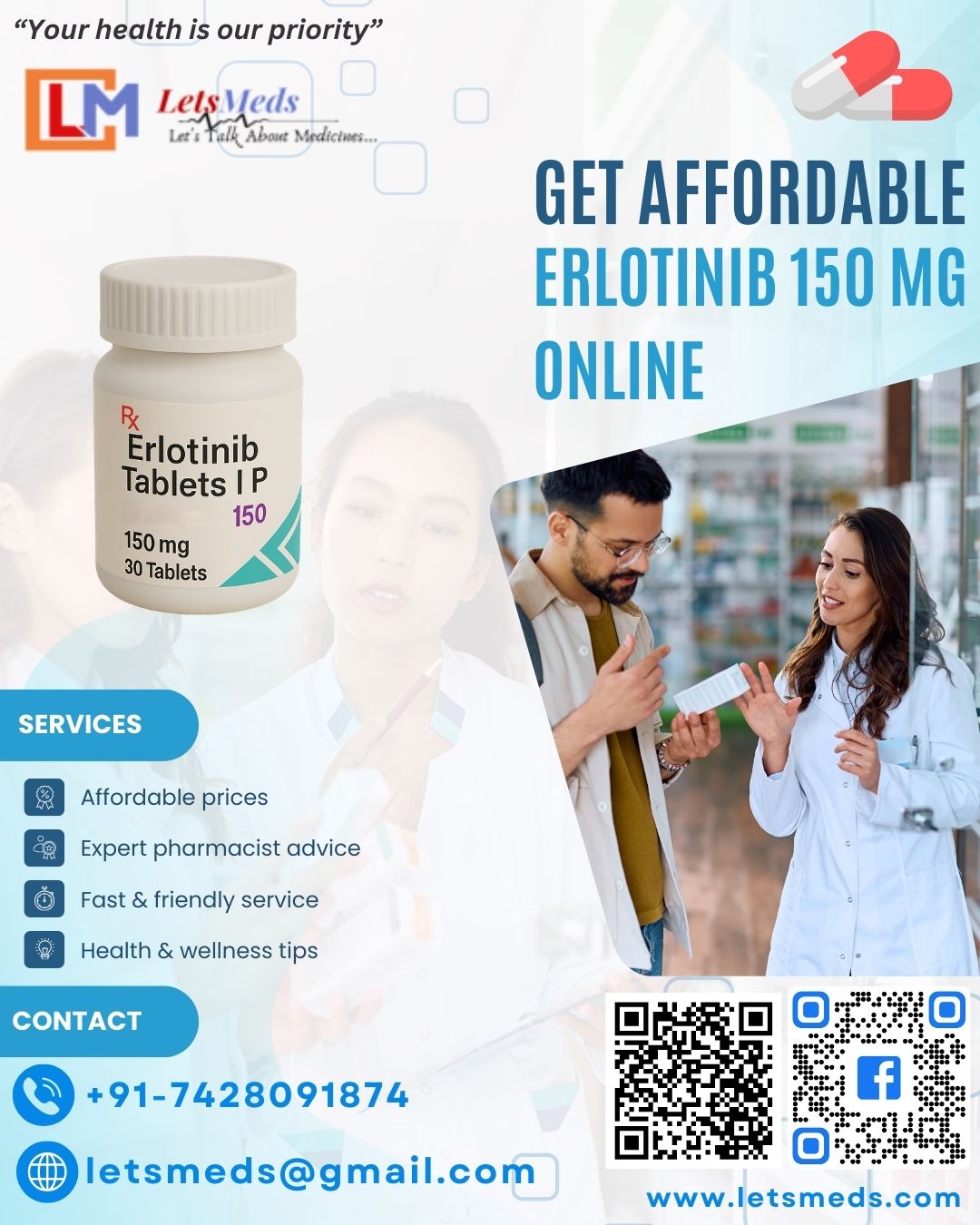 Get Affordable Erlotinib 150 mg Online, фото 1 Get Affordable Erlotinib 150 mg Online, фото 1