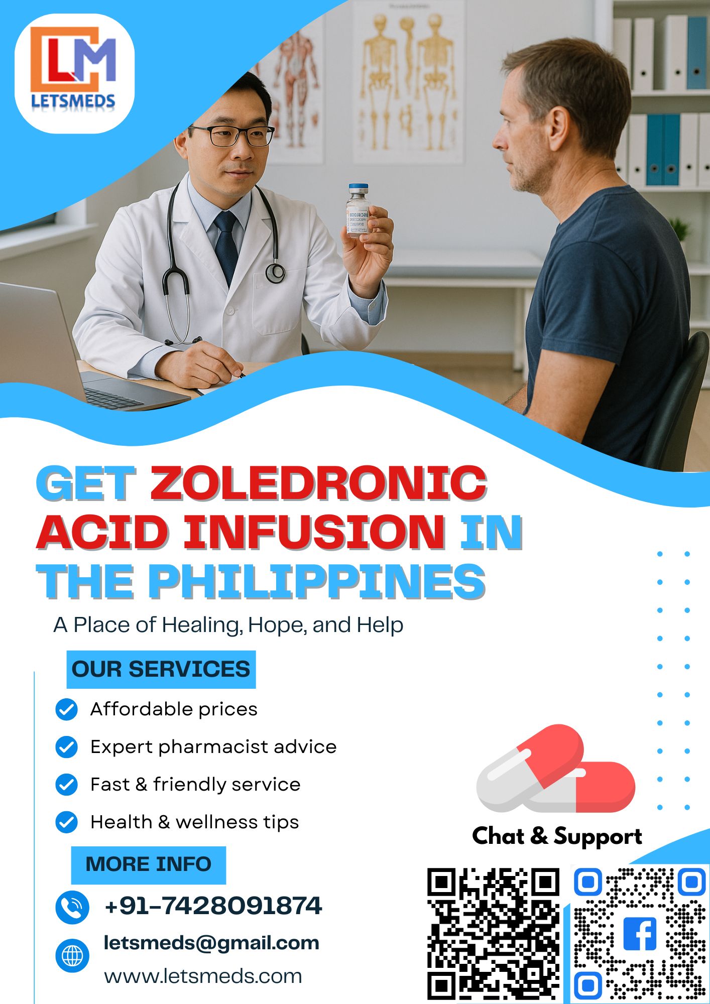 Get Zoledronic Acid Infusion in the Philippines, фото 1 Get Zoledronic Acid Infusion in the Philippines, фото 1