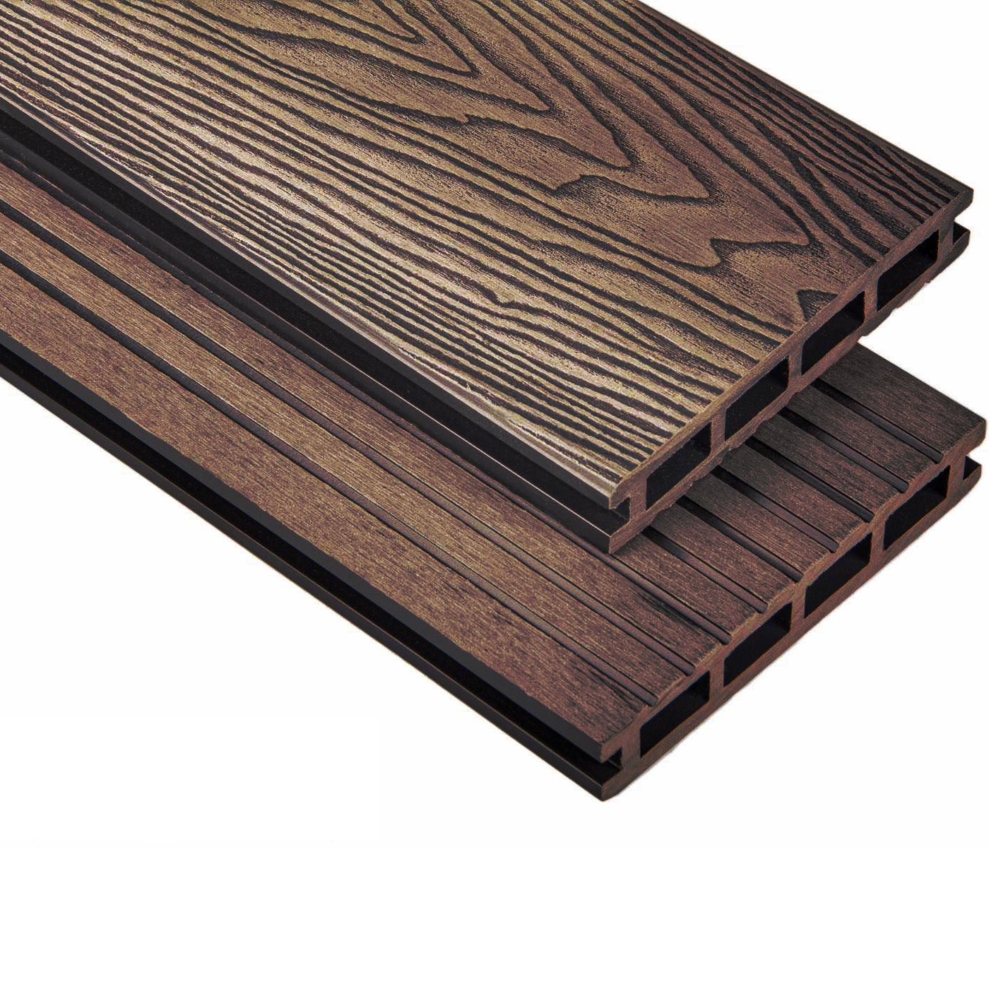 Терасна дошка Polymer Wood Privat 3D 140×2200 мм (Венге), фото 1 Терасна дошка Polymer Wood Privat 3D 140×2200 мм (Венге), фото 1