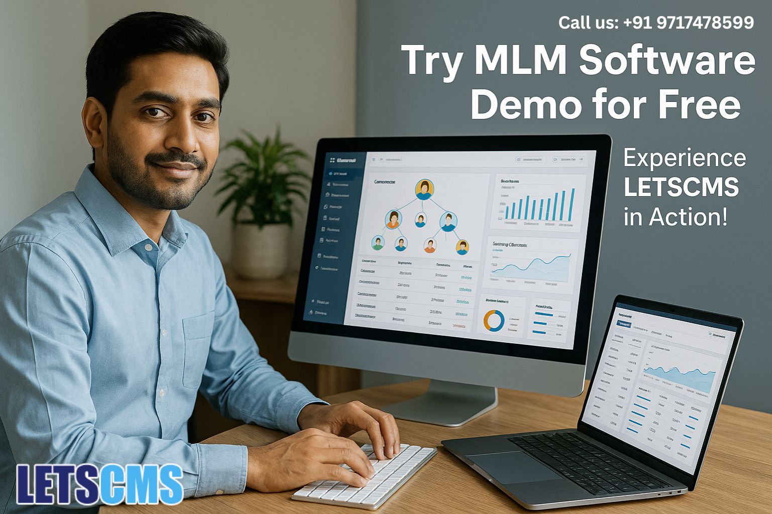 Try MLM Software & Website Demo for Free - Live LETSCMS Experience!, фото 1 Try MLM Software & Website Demo for Free - Live LETSCMS Experience!, фото 1