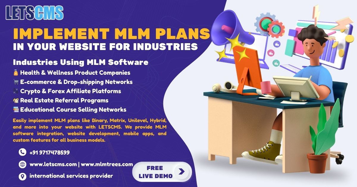 Implement MLM Plans in Your Website for Health, E-commerce, Crypto, Real Estate & Education, фото 1 Implement MLM Plans in Your Website for Health, E-commerce, Crypto, Real Estate & Education, фото 1