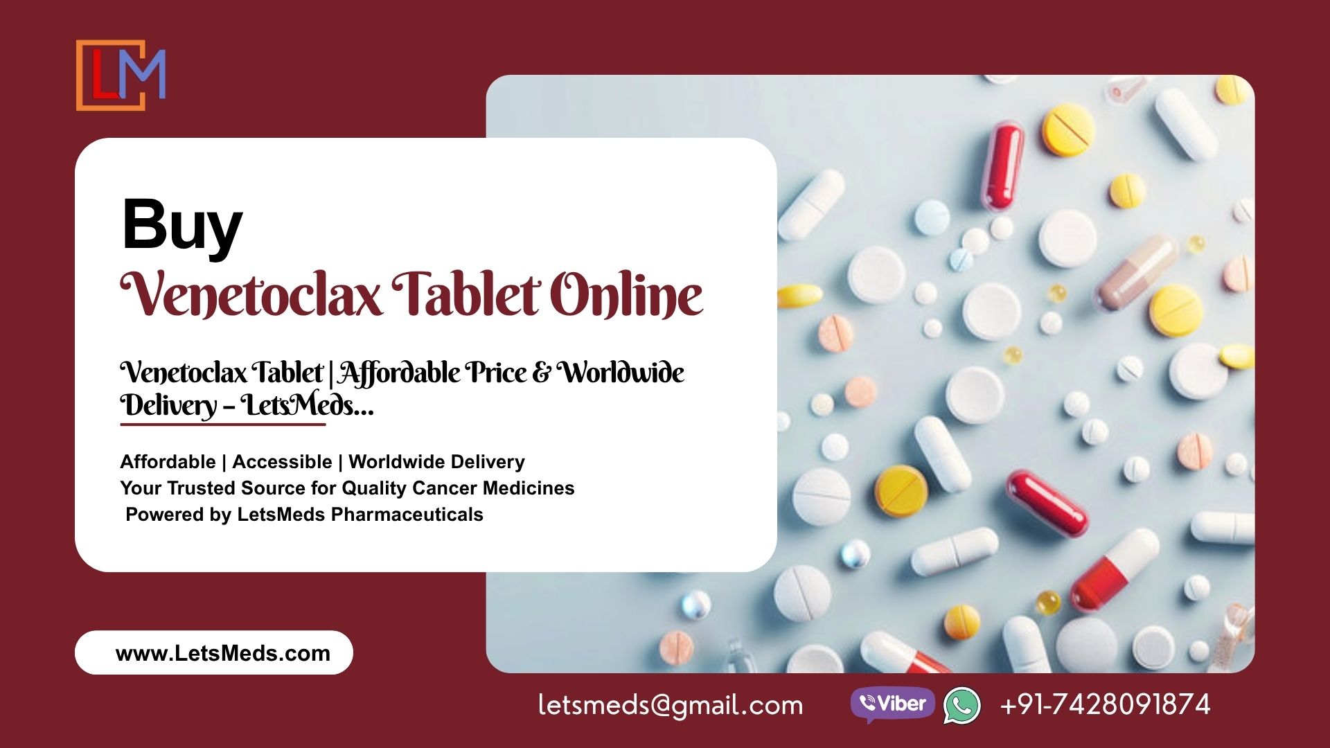 Buy Venetoclax 100 mg Tablets Online in the Philippines – Affordable & Reliable Access with LetsMeds, фото 1 Buy Venetoclax 100 mg Tablets Online in the Philippines – Affordable & Reliable Access with LetsMeds, фото 1
