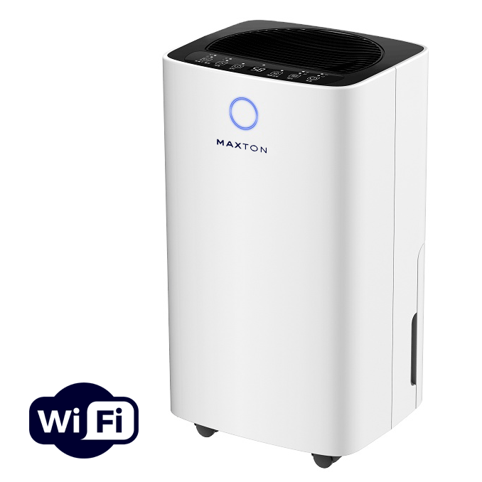 Осушувач повітря Maxton MX-12 Smart – Wi-Fi управління, іонізація та ефективне осушення, фото 1 Осушувач повітря Maxton MX-12 Smart – Wi-Fi управління, іонізація та ефективне осушення, фото 1