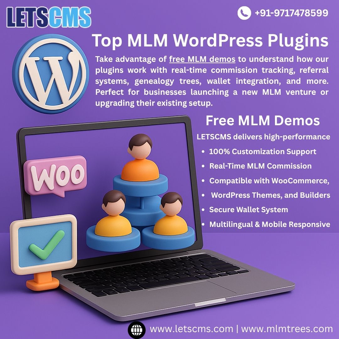 Top MLM WordPress & WooCommerce Plugins with Free MLM Demos, фото 1 Top MLM WordPress & WooCommerce Plugins with Free MLM Demos, фото 1