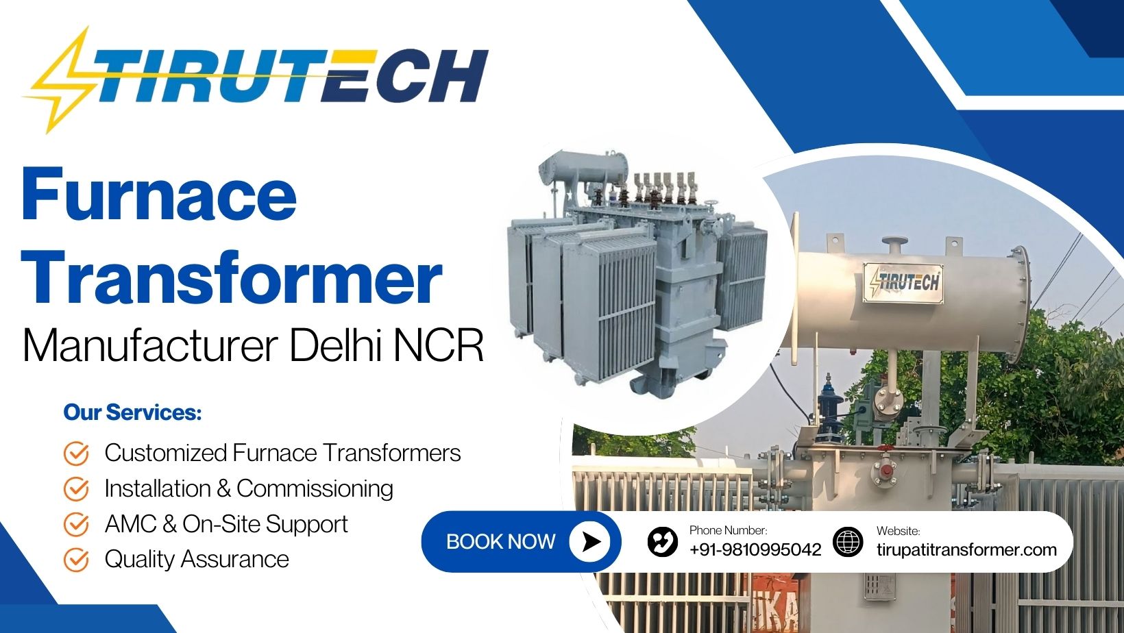 Furnace Transformer Manufacturer by Tirupati Transformer – Trusted Across Delhi NCR & All India, фото 1 Furnace Transformer Manufacturer by Tirupati Transformer – Trusted Across Delhi NCR & All India, фото 1