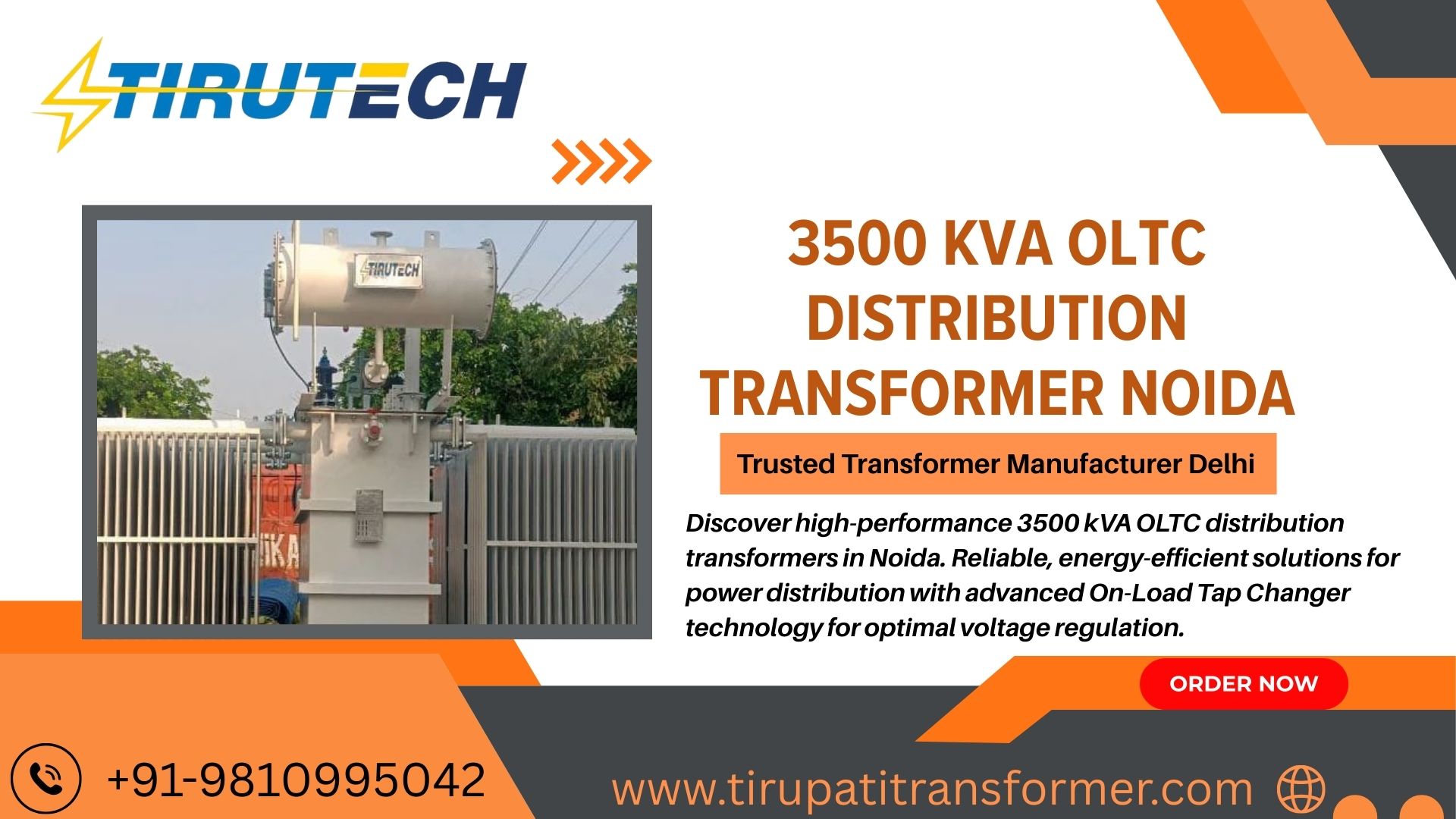 Trusted Transformer Manufacturer Delhi | 3500 kVA OLTC Distribution Transformer Noida, фото 1 Trusted Transformer Manufacturer Delhi | 3500 kVA OLTC Distribution Transformer Noida, фото 1
