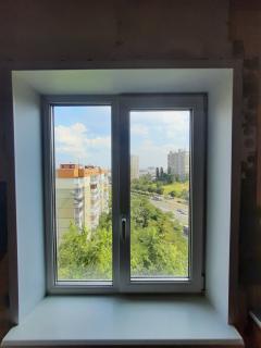 Відкоси Кадетський Гай. Ремонт укосів після обстрілів та монтажу вікон і дверей - фото