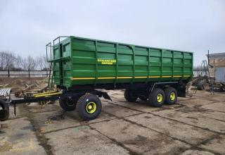 Причіп трьохвісний 3ПТС-20 Самоскидний Тракторний Зерновоз (3ПТС12 НТС20 ) - фото