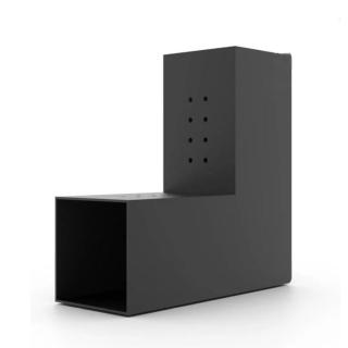 Зєднувач кутовий Г-образний 100х100 - фото