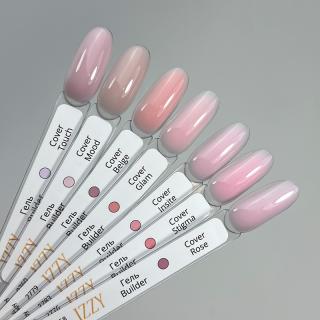 Вся Лінійка: Камуфлюючі Гелі для Нарощування Izzy Builder Cover Gel - фото