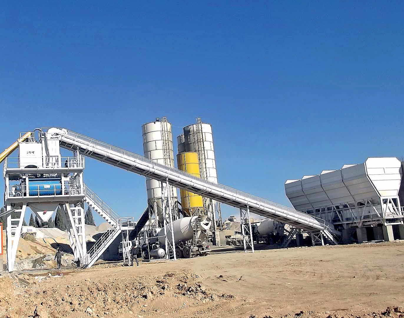 Стаціонарний бетонний завод POLYGONMACH S 180 (180 м3 / год) , Туреччина, фото 1 Стаціонарний бетонний завод POLYGONMACH S 180 (180 м3 / год) , Туреччина, фото 1