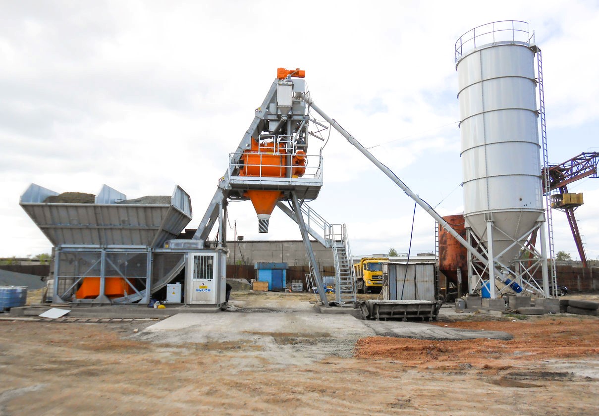 Стаціонарний бетонний завод Polygonmach S 30 (30 м3 / год), фото 1 Стаціонарний бетонний завод Polygonmach S 30 (30 м3 / год), фото 1