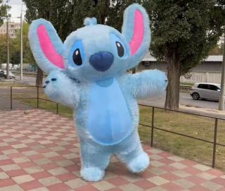 Костюм Стіч надувний аніматору 250 см дитячі свята, корпоративи - фото