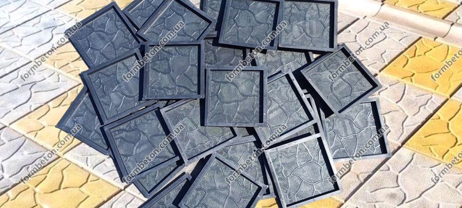 Форми для тротуарної плитки Квадрат Хмарка, фото 1 Форми для тротуарної плитки Квадрат Хмарка, фото 1