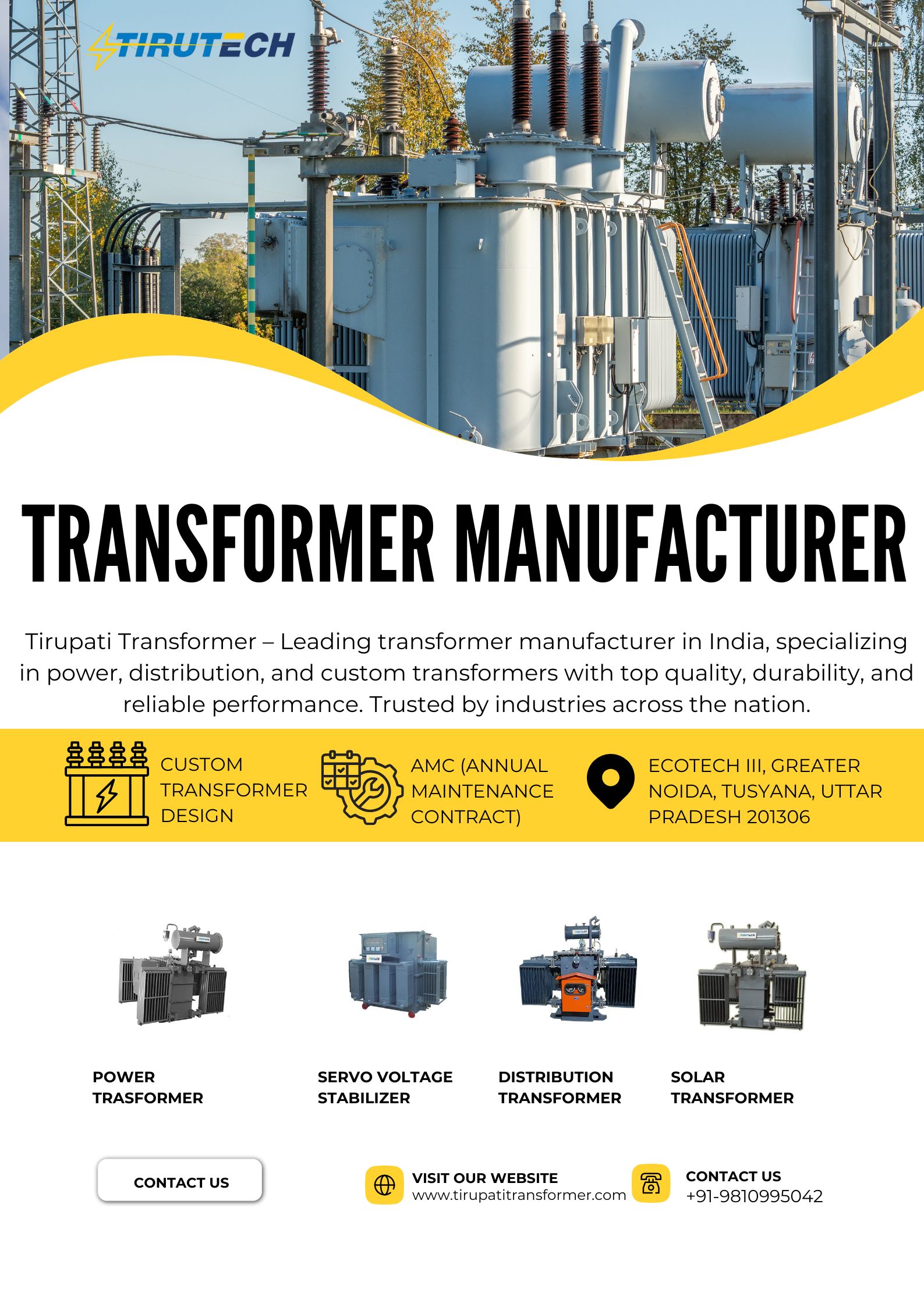 Best Transformer Manufacturer in India | Tirupati Transformer – Quality, Reliability & Performance, фото 1 Best Transformer Manufacturer in India | Tirupati Transformer – Quality, Reliability & Performance, фото 1