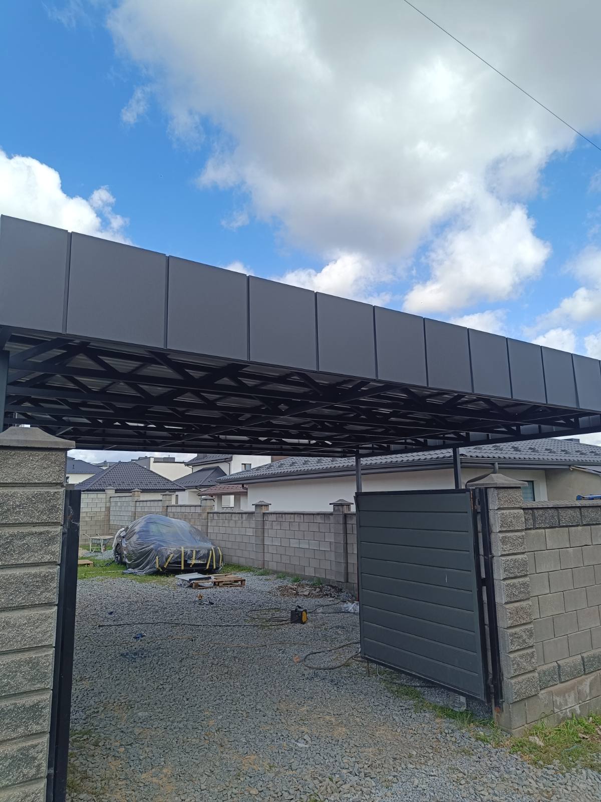 Виготовлення навісів для подвір’я, фото 1 Виготовлення навісів для подвір’я, фото 1