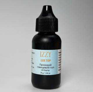 Мега-Об'єм 30г! Топ Izzy Lux Top з УФ-захистом та Дзеркальним Блиском - фото