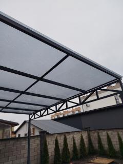 Навіси для подвір’я, авто та терас - фото