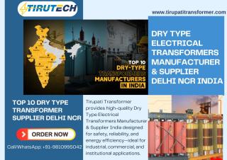 Dry Type Electrical Transformers Manufacturer & Supplier Delhi NCR India - фото