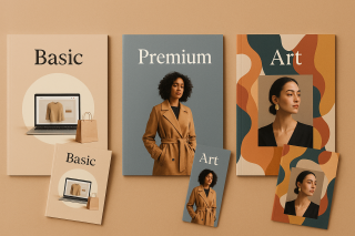 Комплекти друкованих матеріалів для e-commerce: базовий, преміум, арт - фото