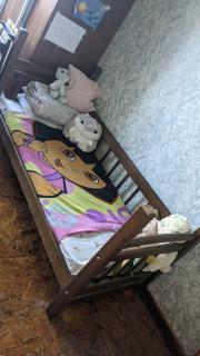 Продам двох поверхове дитяче ліжечко - фото