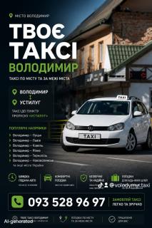 Таксі Володимир/ Таксі Устилуг/ Львів /Луцьк - фото