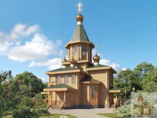 Дерев’яна церква зі зрубу: проєкт мрії