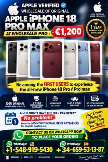 У ПРОДАЖУ НОВІ APPLE iPHONE 18 PRO ТА 18 PRO MAX