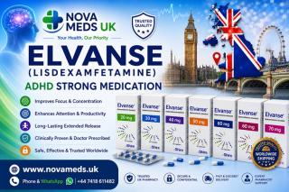Buy Elvanse 30mg Lisdexamfetamine Online UK - Strong ADHD Medication UK