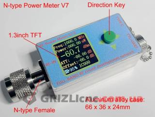 Измеритель радиомощности RF Power Meter V7 до 10 ГГц - фото
