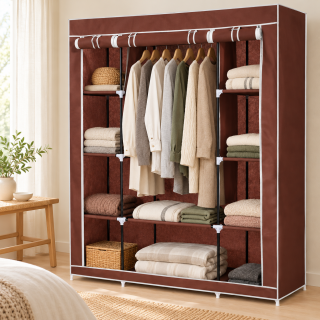 Тканинна шафа Storage Wardrobe 88130 на 3 секції - фото