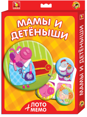 Детское лото 'Мамы и детеныши', зображення 1