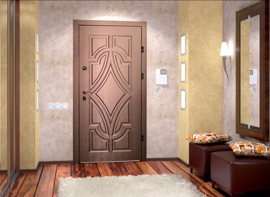 Ремонт квартиры двери москва. Дверь в квартиру. Металлические двери в интерьере. Красивые двери в квартиру. Современные входные двери.