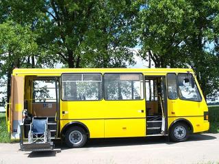 Переоборудование автобусов для перевозки инвалидов - фото
