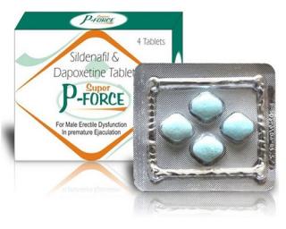 Sunrise Remedies Super P Force | Силденафіл 100 мг та Дапоксетин 60 мг таблетка - фото