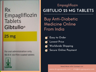 Gibtulio 25 mg Empagliflozin Tablet - фото