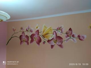 Художній розпис стін барельєф об'ємна ліпнина - фото