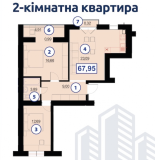 2к квартира в новобудові від забудівника в ЖК "Левада" (Ярковиця) - фото