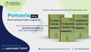 Помавія 4 мг | Ціна інтернет -капсули Lupine Limited Pomavia (Pomalidomide) - фото