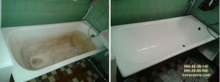 Реставрація чавунних, акрилових та залізних ванн - фото