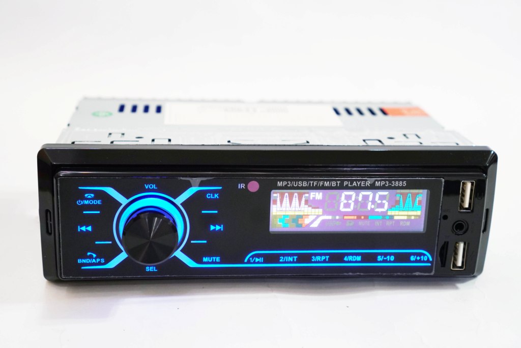 Автомагнитола Pioneer 3885 ISO - 2хUSB, Bluetooth, FM, microSD, AUX сенсорная магнитола, фото 1 Автомагнитола Pioneer 3885 ISO - 2хUSB, Bluetooth, FM, microSD, AUX сенсорная магнитола, фото 1