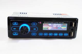 Автомагнитола Pioneer 3886 ISO - 2хUSB, Bluetooth, FM, microSD, AUX сенсорная магнитола - фото